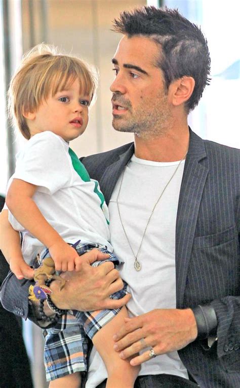 Collin Farrel and his baby Henry :) #celebrities Gives Me Hope, Colin Farrell, Dark Brown Eyes ...