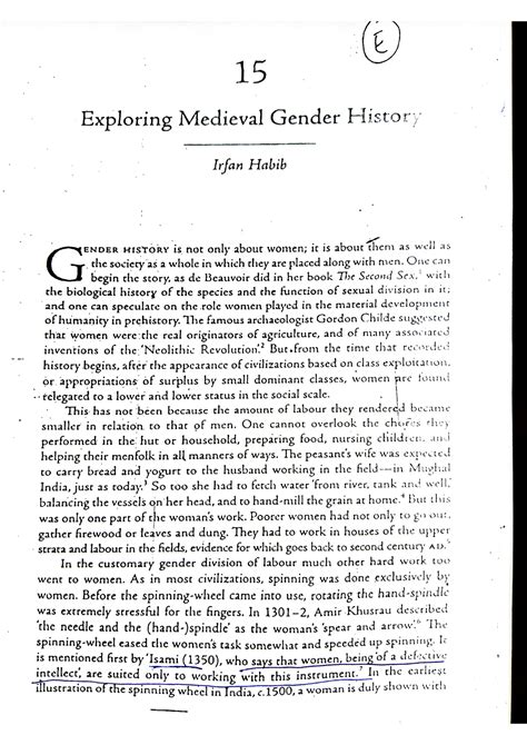 Historiography (Gender) - Gender In Indian History, C. 1500-1950 - Studocu