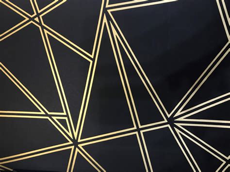 Black and Gold Geometric Wallpapers - 4k, HD Black and Gold Geometric ...