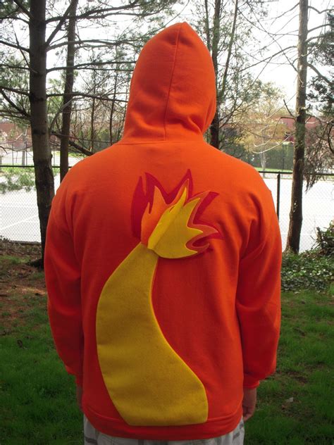 CHARMANDER with Flaming Tail inspired Pokemon hoodie | Snorlax owns in ...