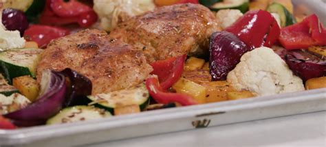 Sheet Pan Chicken and Vegetables - Joy Bauer