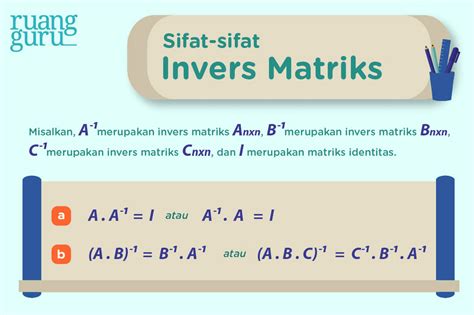 Cara Mencari Determinan & Invers Matriks Beserta Contohnya