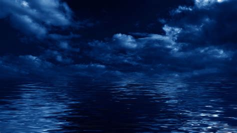 Night Moon Sea Sky Blue Hd Wallpaper Kde Store - vrogue.co