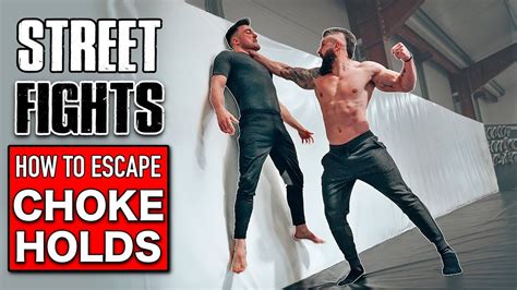 How To Escape CHOKE HOLDS & Then Fight Back! | STREET FIGHT SURVIVAL ...