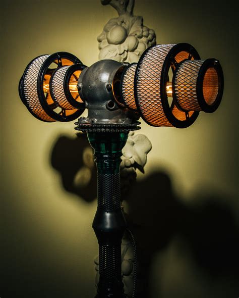 Atlas Steampunk Lamp by Futility Studios