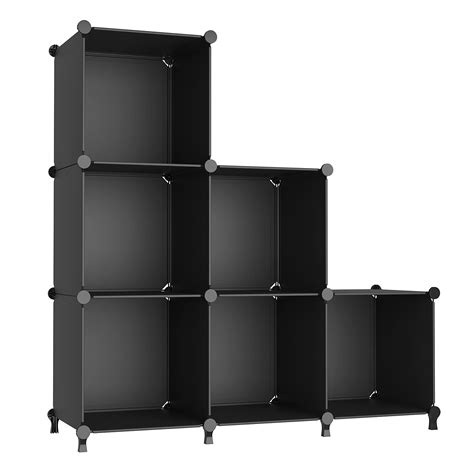 Buy AWTATOS Storage Cubes Shelves Bookshelf, 6 Cube Closet Organizers and Storage, DIY Stackable ...
