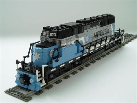 Maersk locomotive (1) by Mad physicist, via Flickr Lego City Train ...