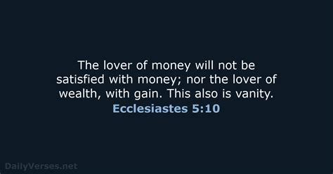 June 12, 2023 - Bible verse of the day (NRSV) - Ecclesiastes 5:10 - DailyVerses.net