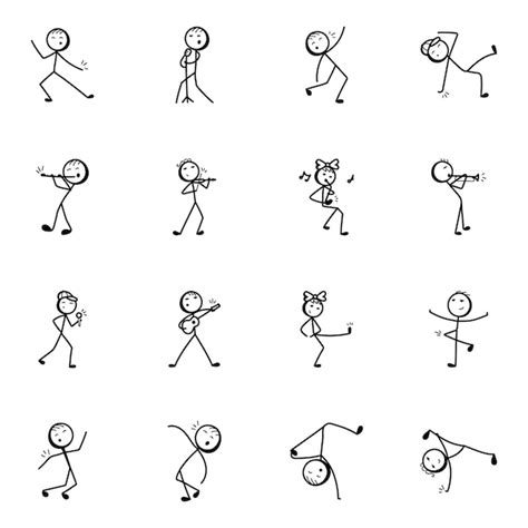 Dancing Stick Figure