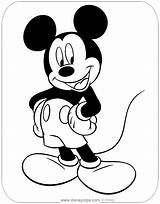 Printable Coloring Pages Mickey Mouse sketch template