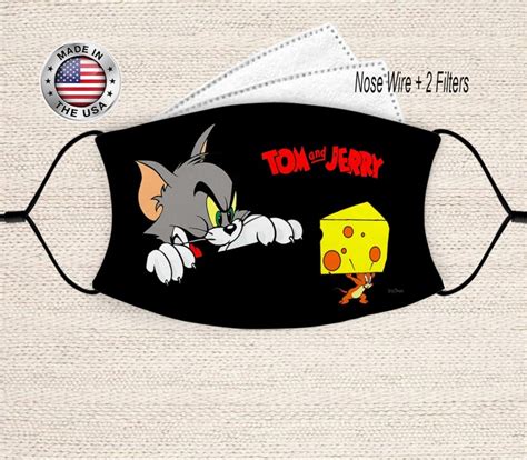 Tom and Jerry Masks Funny Mask Interesting Design Masks | Etsy