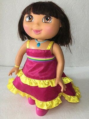 Dance Around Dora The Explorer Pink Dancing Crystal Kingdom Electronic Doll 14" | eBay | Dora ...