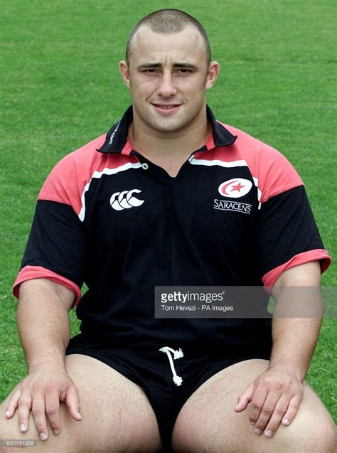 Saracens Rugby Union photocall 2001-2002-David Flatman... Photo Tom Hevezi.. | Rugby union ...