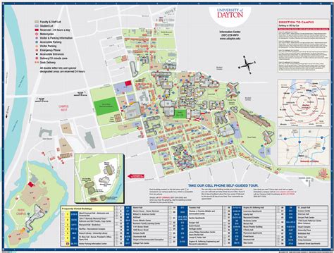 Parking Map : University of Dayton, Ohio