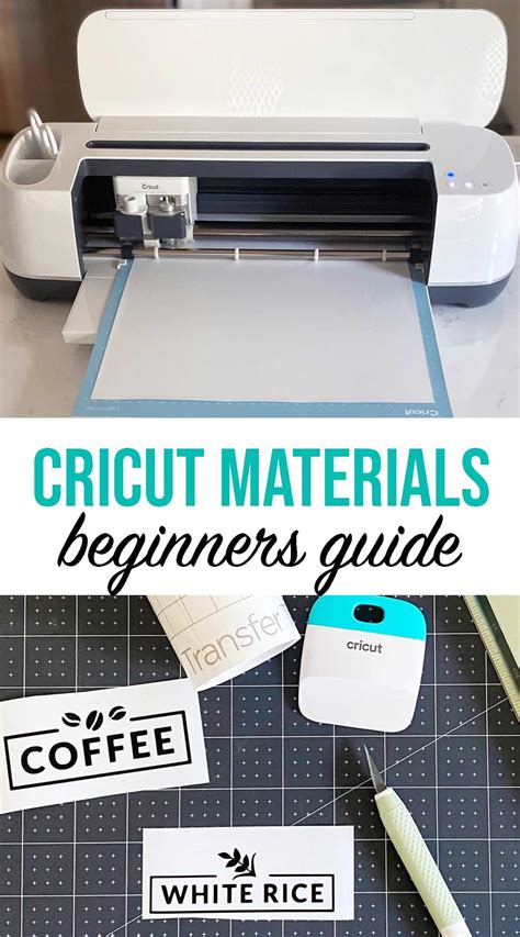 Beginner's Guide to Cricut Materials | Cricut iron on vinyl, Adhesive ...