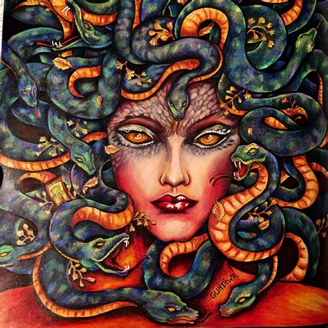 Medusa, Mythomorphia, Kerby Rosanes Colored Pencil Art Projects, Colored Pencil Techniques ...