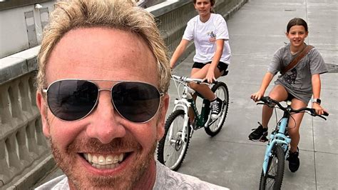 Beverly Hills, 90210's Ian Ziering's family photos with young daughters amid 'unsettling' bike ...