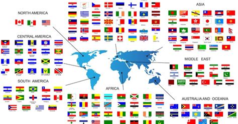 Flags Quiz Drapeaux Solutions: Tous les drapeaux du monde par continent