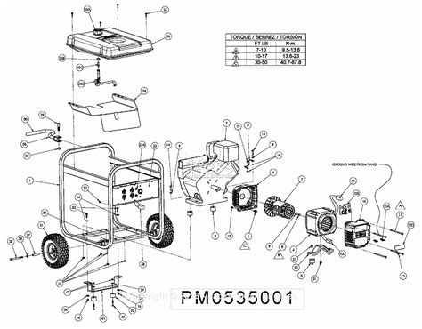 Coleman powermate 5000 parts diagram