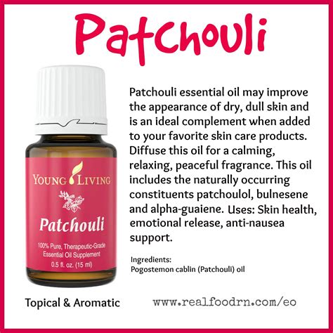 Patchouli Essential Oil - Real Food RN