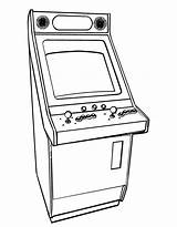 Arcade Coloring Pages At GetColoringscom  Free Printable Colorings sketch template