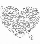 free printable Heart coloring Pages For Kids  sketch template