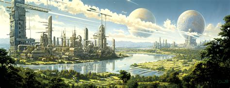 SciFi City Landscape 013 by LowThunders on DeviantArt