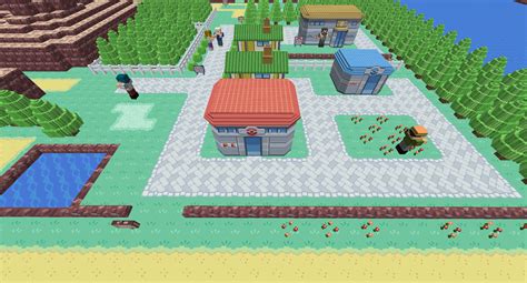 Pokemon Pallet Town Map