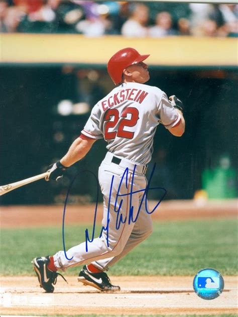 David Eckstein autographed photo (Anaheim Angels 2002 World Series ...