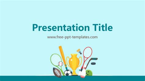 Powerpoint Template Free Sport