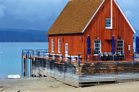 Chamber's Landing Lake Tahoe boat house | House boat, House styles, House