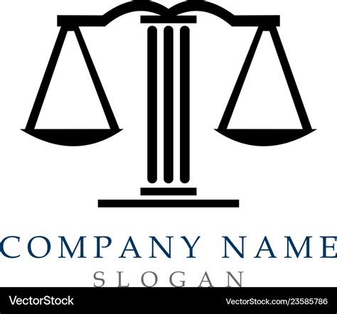 Lawyer logo Royalty Free Vector Image - VectorStock