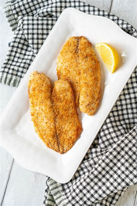 Lightly Breaded Air Fryer Tilapia - Chelsea Dishes