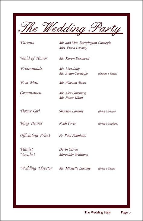 Order of Wedding Ceremony | Photo Gallery of the Order of Wedding Ceremony | Order of wedding ...