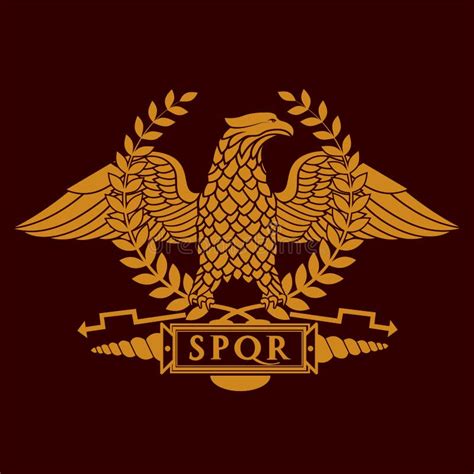 Roman Eagle Symbol of Roman Empire Stock Vector - Illustration of heraldic, vector: 144388790