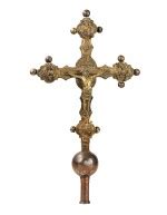 ITALIAN, PROBABLY TUSCANY, CIRCA 1500 | AN IMPORTANT DOUBLE-SIDED PROCESSIONAL CROSS | Tableaux ...