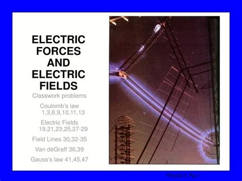 PPT - ELECTRIC FORCES AND ELECTRIC FIELDS PowerPoint Presentation, free download - ID:3803176