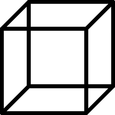 Cube Outline Png Cube Icon - Clip Art Library