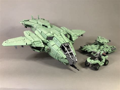 Halo - D77-TC Pelican Lego Model