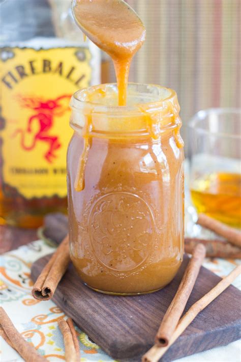 Fireball Whiskey Caramel Sauce Recipe - The Gold Lining Girl