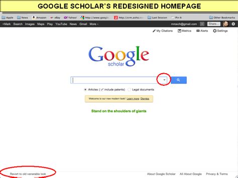 Google Scholar Updates Search Interface | Hides, Reduces Advanced ...