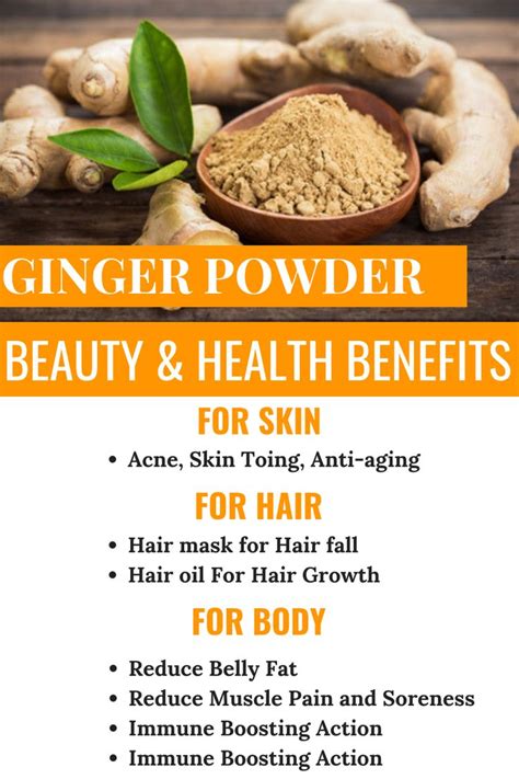 Ginger Powder Beauty & Health benefits | Ginger benefits, Health ...