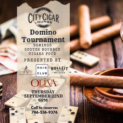 City Cigar Lounge Domino Tournament, City Cigar Lounge, Miami, 22 ...