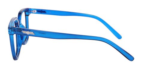 Florian Square Prescription Glasses - Blue | Men's Eyeglasses | Payne ...