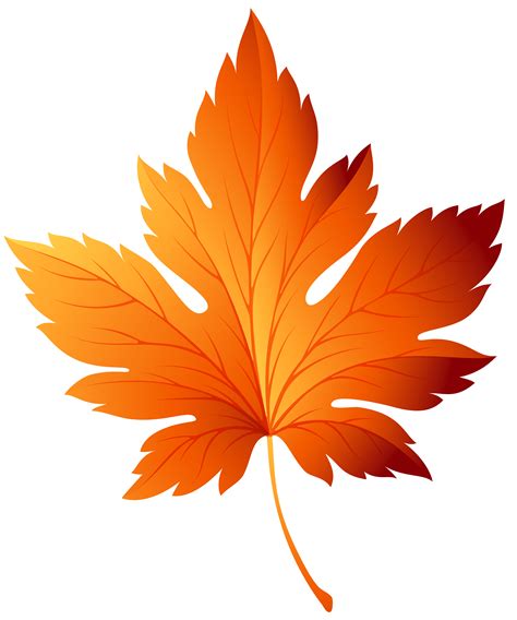 clip art fall leaf - Clip Art Library
