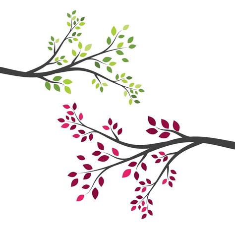 Tree branch vector ilustration design 13213329 Vector Art at Vecteezy