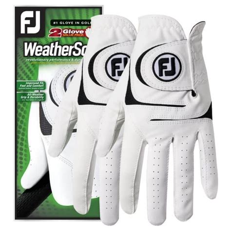 FootJoy WeatherSof 2-Pack Golf Gloves - Carl's Golfland