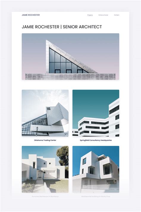 Free Architecture Portfolio Template Examples | Blog | Archifolio
