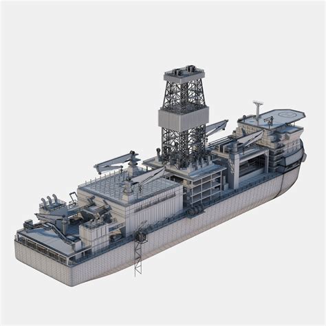 3d drillship drill ship