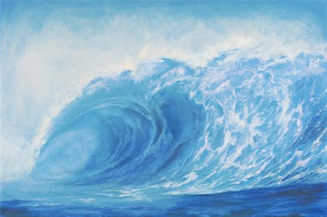 Tsunami Painting at PaintingValley.com | Explore collection of Tsunami ...